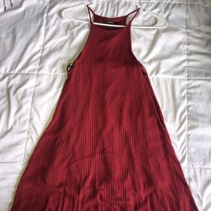 Forever 21 maroon dress